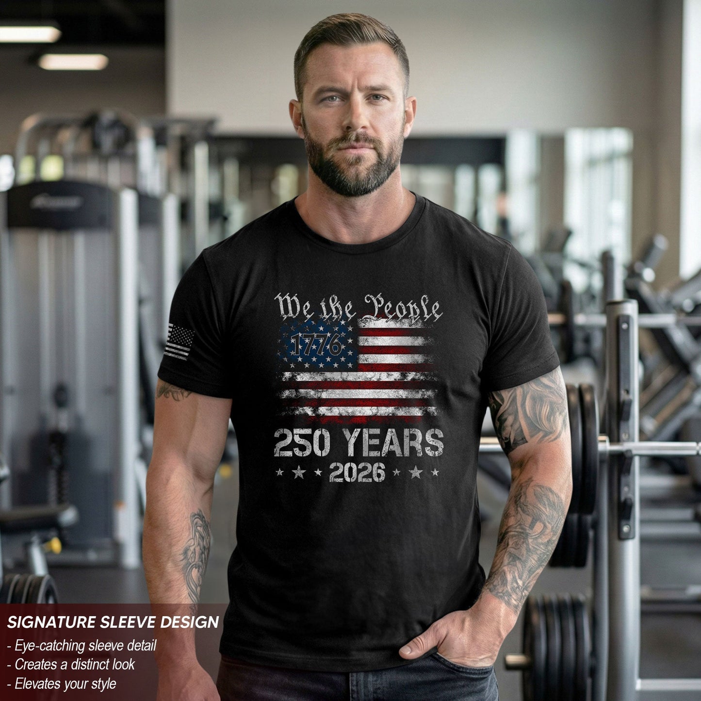 We The People 250 Years Shirt – USA Flag Independence 1776–2026 Tee