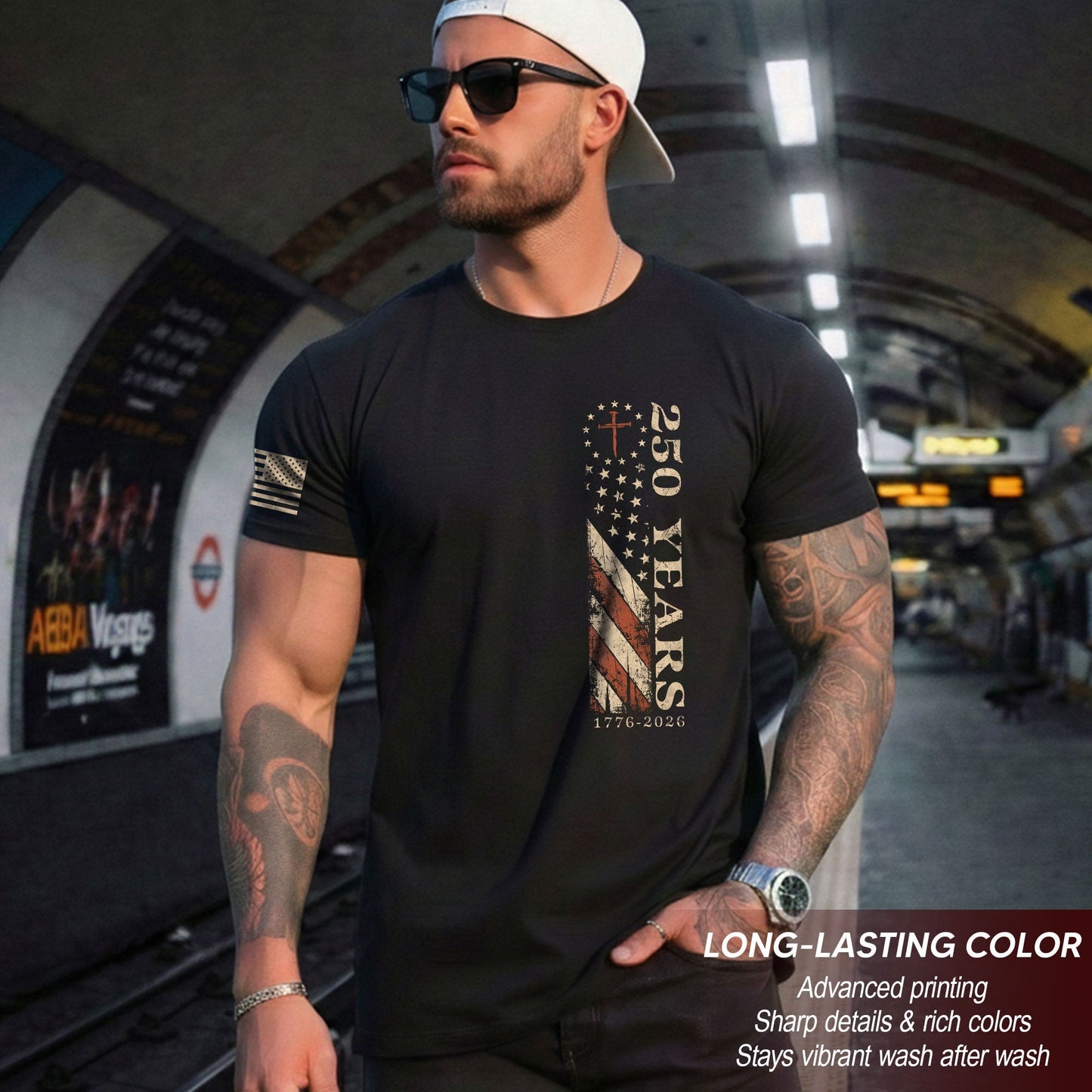 Faith & Freedom Christian USA Shirt 1776–2026 250 Year Commemorative